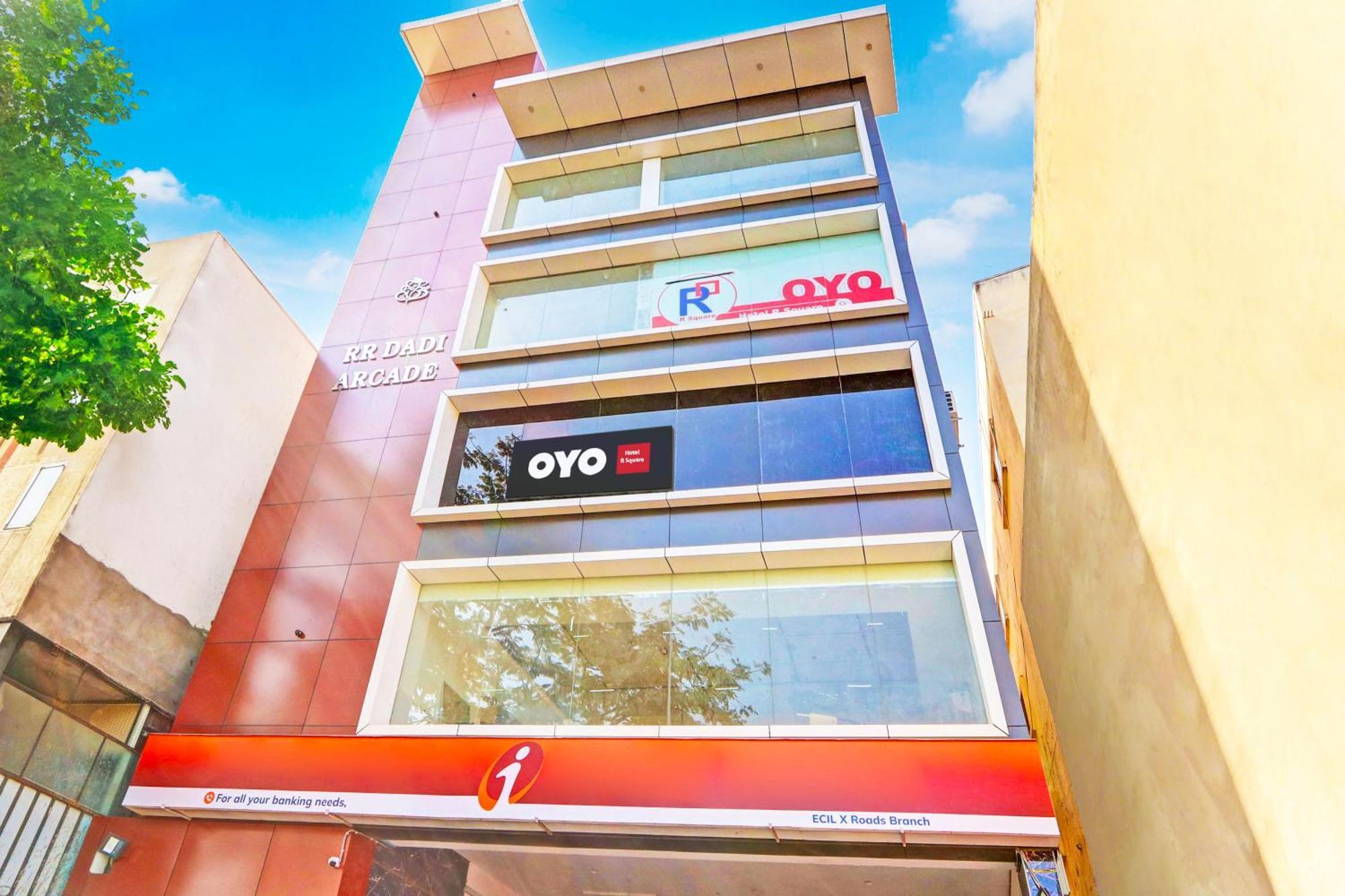 Hotel O R Square Hyderabad Exteriör bild